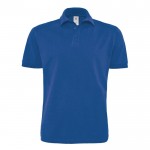 Polo de algodón para hombre de manga corta 230 g/m2 B&C color azul real