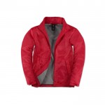 Chaqueta de poliéster para hombre impermeable y cortaviento B&C