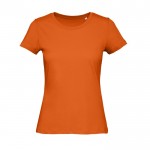 Camiseta de algodón orgánico para mujer manga corta 140 g/m2 B&C