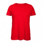 Camiseta de algodón orgánico para mujer manga corta 140 g/m2 B&C