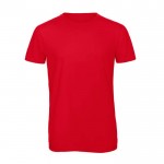Camiseta de poliéster y algodón para hombre 130 g/m2 B&C color rojo