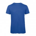Camiseta de poliéster y algodón para hombre 130 g/m2 B&C color azul real