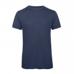 Camiseta de poliéster y algodón para hombre 130 g/m2 B&C color azul oscuro