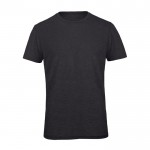 Camiseta de poliéster y algodón para hombre 130 g/m2 B&C color gris jaspeado