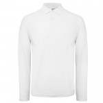Polo de algodón de manga larga para hombre 180 g/m2 B&C