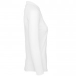 Polo básico de algodón de manga larga para mujer 180 g/m2 B&C