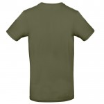 Camiseta de algodón para hombre de manga corta 185 g/m2 B&C color verde oliva