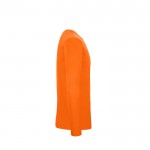 Camiseta de algodón de manga larga para hombre 145 g/m2 B&C color naranja
