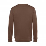 Sudadera de cuello redondo de algodón orgánico 280 g/m2 B&C vista detalle 2