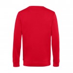 Sudadera de cuello redondo de algodón orgánico 280 g/m2 B&C vista detalle 2