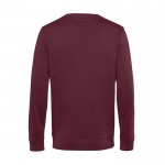 Sudadera de cuello redondo de algodón orgánico 280 g/m2 B&C vista detalle 2
