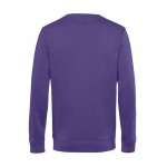 Sudadera de cuello redondo de algodón orgánico 280 g/m2 B&C vista detalle 2