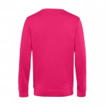 Sudadera de cuello redondo de algodón orgánico 280 g/m2 B&C vista detalle 2