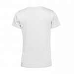 Camiseta de algodón orgánico para mujer manga corta 150 g/m2 B&C vista detalle 2