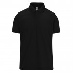 Polo clásico unisex de algodón en manga corta 180 g/m2 B&C color negro vista 11