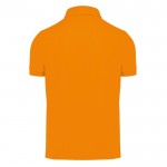 Polo clásico unisex de algodón en manga corta 180 g/m2 B&C color naranja vista detalle 2