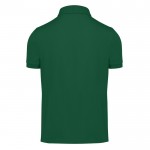 Polo clásico unisex de algodón en manga corta 180 g/m2 B&C color verde botella vista detalle 2