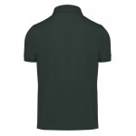 Polo clásico unisex de algodón en manga corta 180 g/m2 B&C color verde bosque vista detalle 2