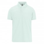 Polo clásico unisex de algodón en manga corta 180 g/m2 B&C color azul claro