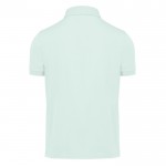 Polo clásico unisex de algodón en manga corta 180 g/m2 B&C color azul claro vista detalle 2