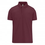 Polo clásico unisex de algodón en manga corta 180 g/m2 B&C color burdeos