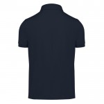 Polo clásico unisex de algodón en manga corta 180 g/m2 B&C color azul marino vista detalle 2