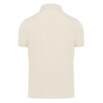 Polo clásico unisex de algodón en manga corta 180 g/m2 B&C color blanco roto vista detalle 2
