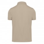 Polo clásico unisex de algodón en manga corta 180 g/m2 B&C color arena vista detalle 2