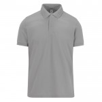 Polo clásico unisex de algodón en manga corta 180 g/m2 B&C color gris jaspeado