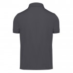 Polo clásico unisex de algodón en manga corta 180 g/m2 B&C color gris oscuro vista detalle 2