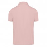 Polo clásico unisex de algodón en manga corta 180 g/m2 B&C color rosa pastel vista detalle 2