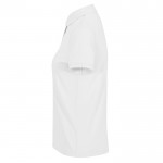 Polo clásico de algodón para mujer de manga corta 180 g/m2 B&C color blanco