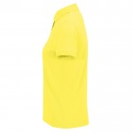 Polo clásico de algodón para mujer de manga corta 180 g/m2 B&C color amarillo