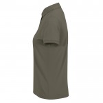 Polo clásico de algodón para mujer de manga corta 180 g/m2 B&C color verde militar