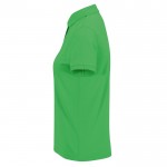 Polo clásico de algodón para mujer de manga corta 180 g/m2 B&C color verde manzana