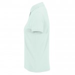 Polo clásico de algodón para mujer de manga corta 180 g/m2 B&C color azul claro