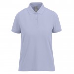 Polo clásico de algodón para mujer de manga corta 180 g/m2 B&C color lavanda