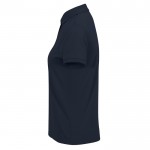 Polo clásico de algodón para mujer de manga corta 180 g/m2 B&C color azul marino