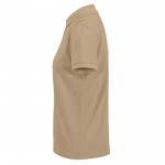 Polo clásico de algodón para mujer de manga corta 180 g/m2 B&C color dorado