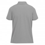 Polo clásico de algodón para mujer de manga corta 180 g/m2 B&C color gris jaspeado vista detalle 2