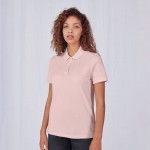 Polo clásico de algodón para mujer de manga corta 180 g/m2 B&C vista 1