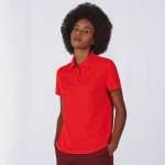Polo clásico de algodón para mujer de manga corta 180 g/m2 B&C vista 6