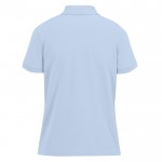Polo clásico de algodón para mujer de manga corta 180 g/m2 B&C color azul grisáceo vista detalle 2