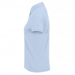Polo clásico de algodón para mujer de manga corta 180 g/m2 B&C color azul grisáceo