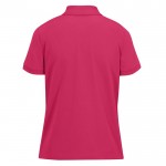 Polo clásico de algodón para mujer de manga corta 180 g/m2 B&C color fucsia vista detalle 2