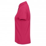 Polo clásico de algodón para mujer de manga corta 180 g/m2 B&C color fucsia