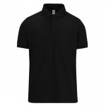 Polo básico unisex de algodón de manga corta 210 g/m2 B&C color negro vista 11