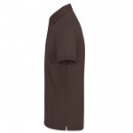 Polo básico unisex de algodón de manga corta 210 g/m2 B&C color marrón oscuro