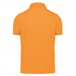 Polo básico unisex de algodón de manga corta 210 g/m2 B&C color naranja vista detalle 2
