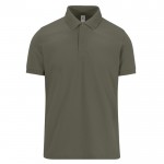 Polo básico unisex de algodón de manga corta 210 g/m2 B&C color verde militar